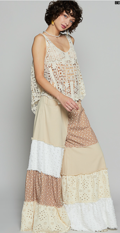 POL Flowy Wide Leg Palazzo Pants Women's Wide Leg Summer Pants